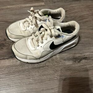 Nike Beige and Black Athletic Shoes